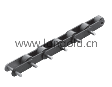 免加油自潤滑帶加長(zhǎng)銷附件雙倍節(jié)距輸送鏈