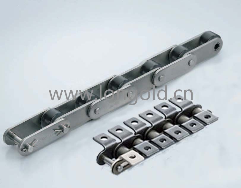 每2節帶K1/K2附件塑料滾子雙倍節距鏈條低噪音型NP規格 每2節帶K1/K2附件塑料滾子雙倍節距鏈條低噪音型NP規格